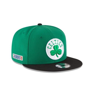 Boston Celtics Gorra | New Era NBA Playoff Side Patch 9fifty Snapback Cap Mexico - Amarillos